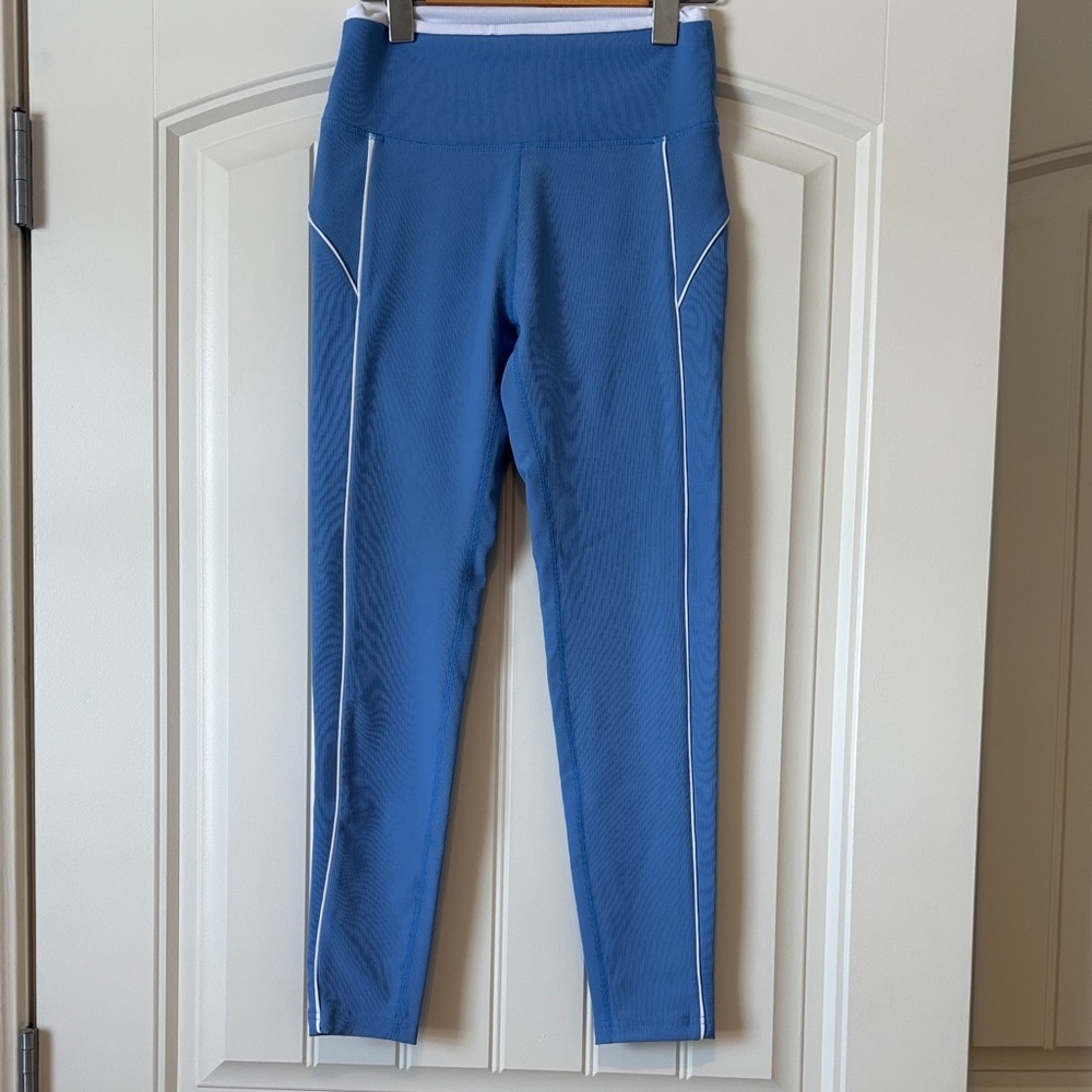 Wilo The Label Blue High-Waisted Leggings